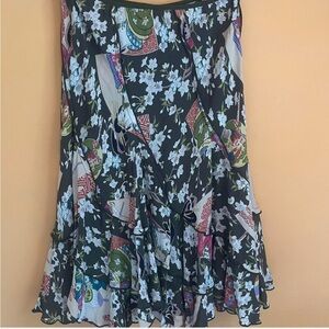 Asymmetrical Floral Women's Skirt